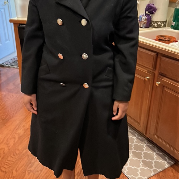 Black double button trench - Picture 2 of 7